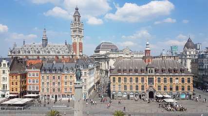 Center of Lille, Northern France