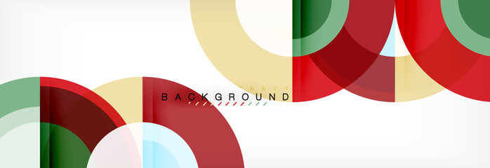 Obraz premium Vector circular abstract background