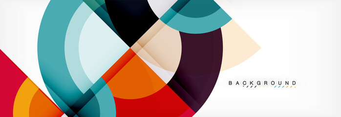 Obraz premium Vector circular abstract background