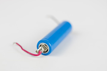 Battery for use inside the electronic device. Battery for a small screwdriver.