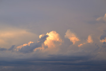 Picturesque сlouds at sunset