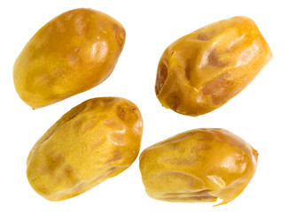 dates isolated on white background