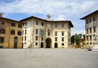 Fototapeta na wymiar Piazza dei Cavalieri Pisa Italy