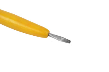 Old rusty screwdriver