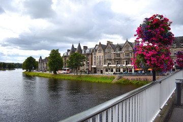 Fototapeta na wymiar Inverness- the Capital of the Highlands. Inverness, Scotland, UK