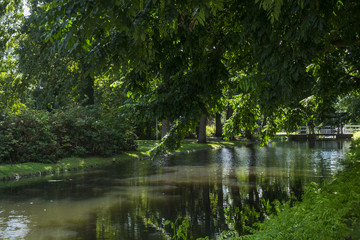 Die Berkel in Borculo, Niederlande