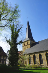 Fototapeta na wymiar Apostelkirche in Gütersloh Westfalen Deutschland 