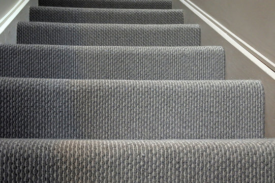 Modern home staircase carpet