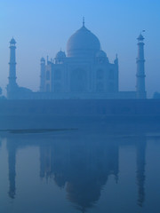 Fototapeta na wymiar Taj Mahal. Agra. India. Seven Wonders Concept