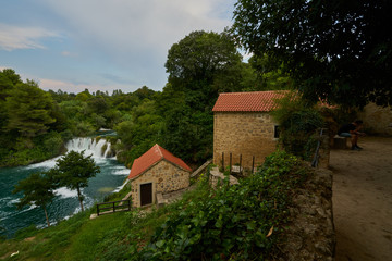 Fototapeta na wymiar Wasserwerk Krka