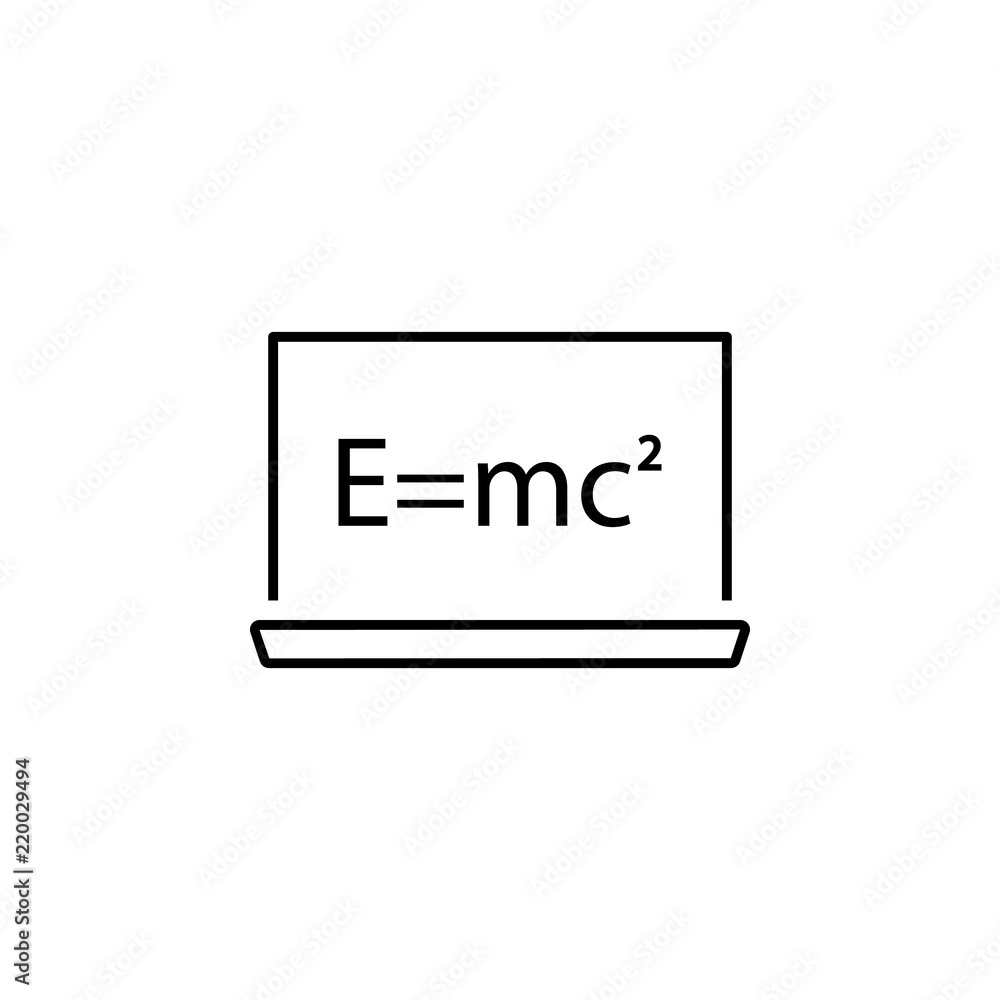 Poster blackboard icon. element of scientifics study icon for mobile concept and web apps. thin line blackb
