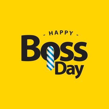 Happy World Boss Day Vector Template Design Illustration