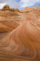 Defined by its linear curves, the Wave is a landmark not easily found in the Paria Canyon-Vermillion Cliffs Wilderness in Arizona.