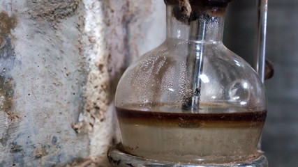 Refined agar wood oil process