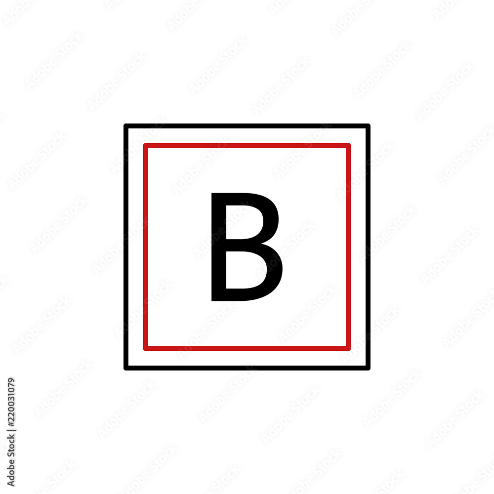 Poster bold text icon. element of text editor sign icon. premium quality graphic design icon. signs and sym