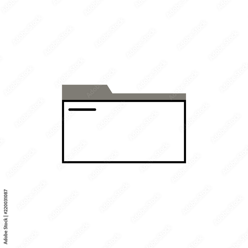 Poster folder icon. element of text editor sign icon. premium quality graphic design icon. signs and symbol