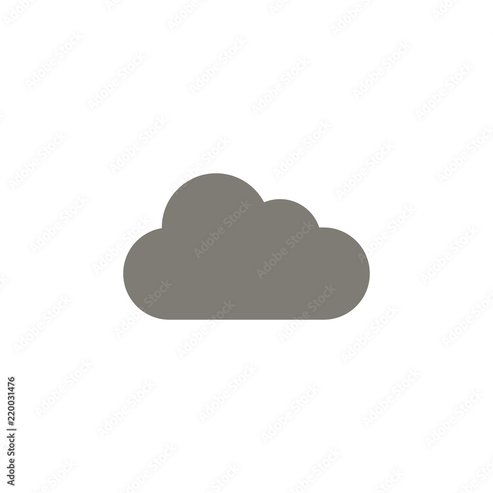 Poster cloud icon. element of text editor sign icon. premium quality graphic design icon. signs and symbols