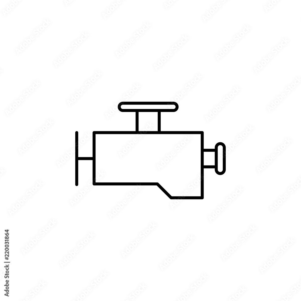 Poster engine maintenance icon. element of car workshop icon for mobile concept and web apps. thin line eng
