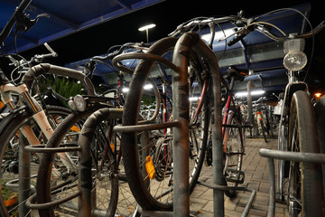 Fahrrad bei Nacht