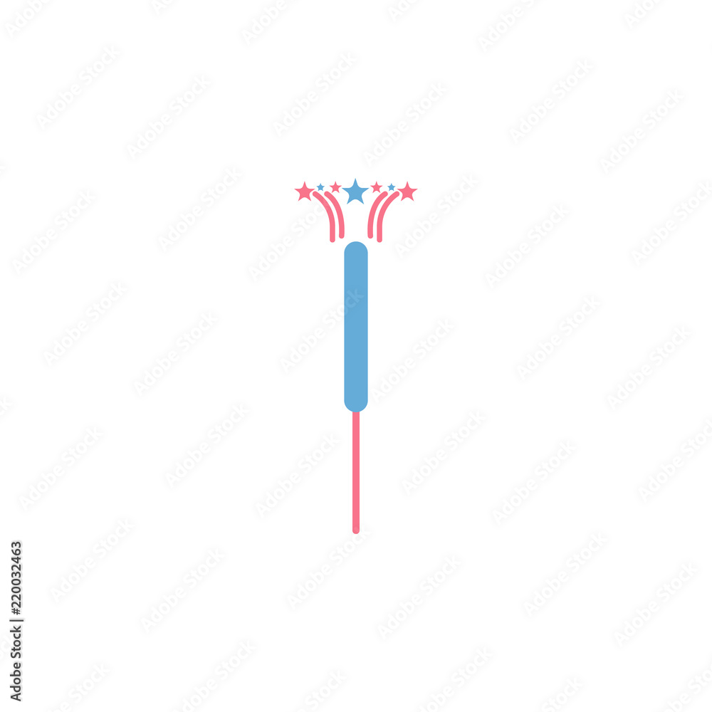 Aufkleber crackers icon. element of diwali holiday icon for mobile concept and web apps. colored crackers icon