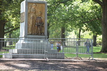 Silent Sam monument is gone from the pedestal at UNC Chapel Hill