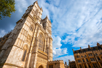 Naklejka premium Westminster Abbey church in London, UK