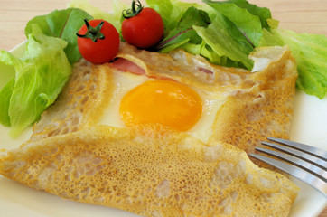 目玉焼きのガレット