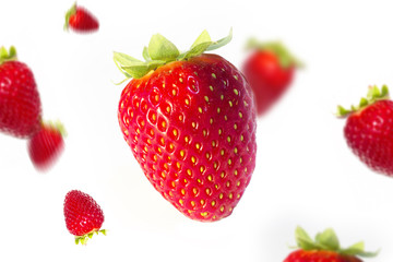 Strawberry isolated on white