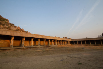 Achyuta Raya Temple, Hampi. Old temple devoted to lord Vishnu.