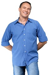 Fototapeta premium Portrait of a Smiling Man