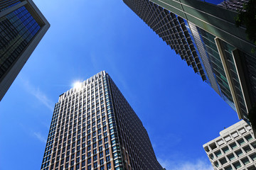 Obraz premium Marunouchi business district in Tokyo