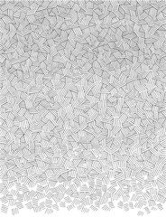 漫画風ペン画イラスト　トーン（カケアミ）