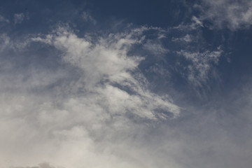 Obraz premium Sky and cloud replacement. Sky set extension. Gray, cyan colors.