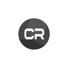 Initial Letter CR Logo Template Design