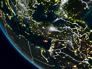 Cyprus at night from space