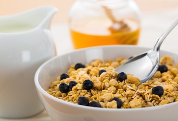 Cereals with Blueberries