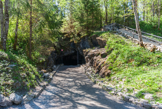 Entrance to the underground tunnel in Ruskeale