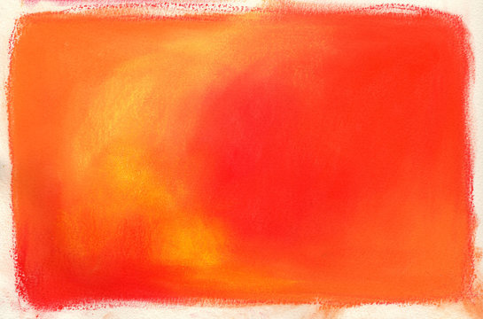 Orange and yellow conte crayon texture