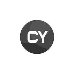 Initial Letter CY Logo Template Design