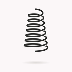 Spring vector icon for graphic and web design.