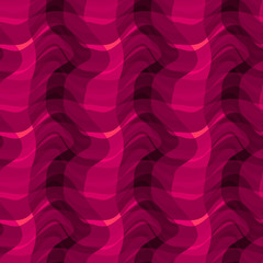 Seamless pattern background with multi-colored wavy lines.