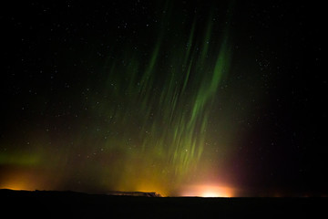 Polarlicht über Island