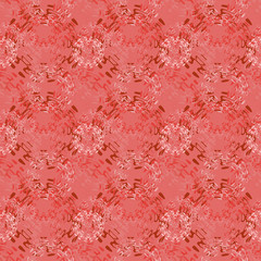 Seamless background pattern with various colored circles.