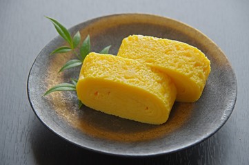 卵焼き　だし巻き卵　家庭料理