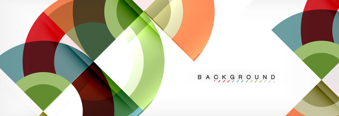 Obraz premium Vector circular abstract background