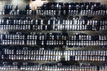 Top view of Parking