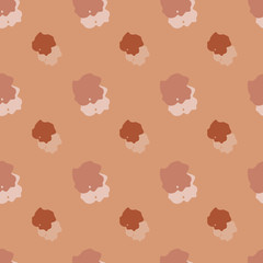 Seamless background pattern with various colored spots.