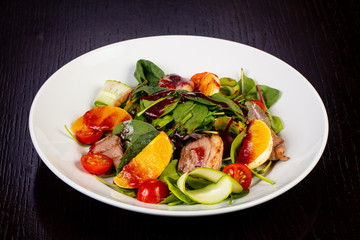 Tasty duck salad
