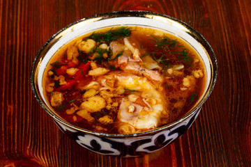 Shurpa soup with Lamb