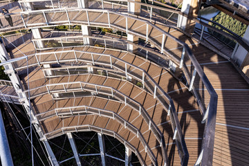 Obraz premium famous treetop path at saar loop